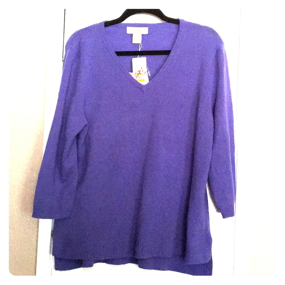 Women’s XL Cashmere 3/4 length sleeve Sweater